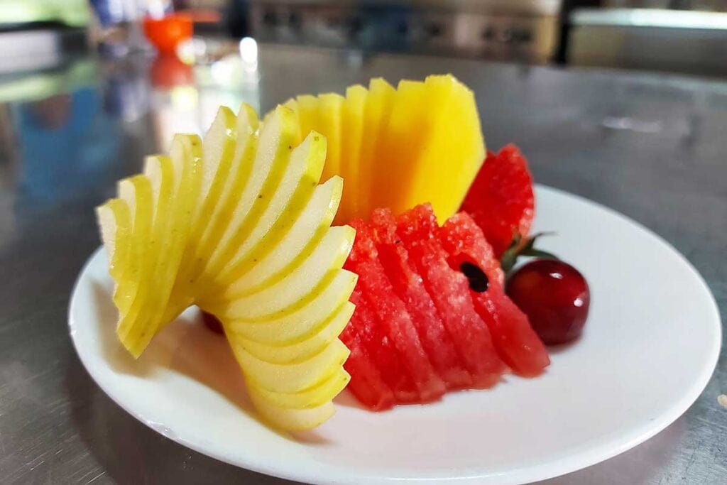 fresh fruit for breakfast