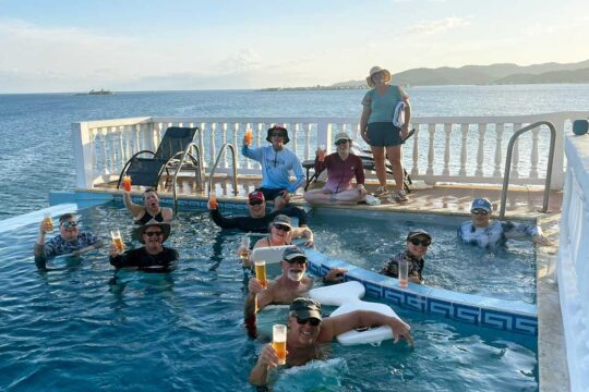 group in pool